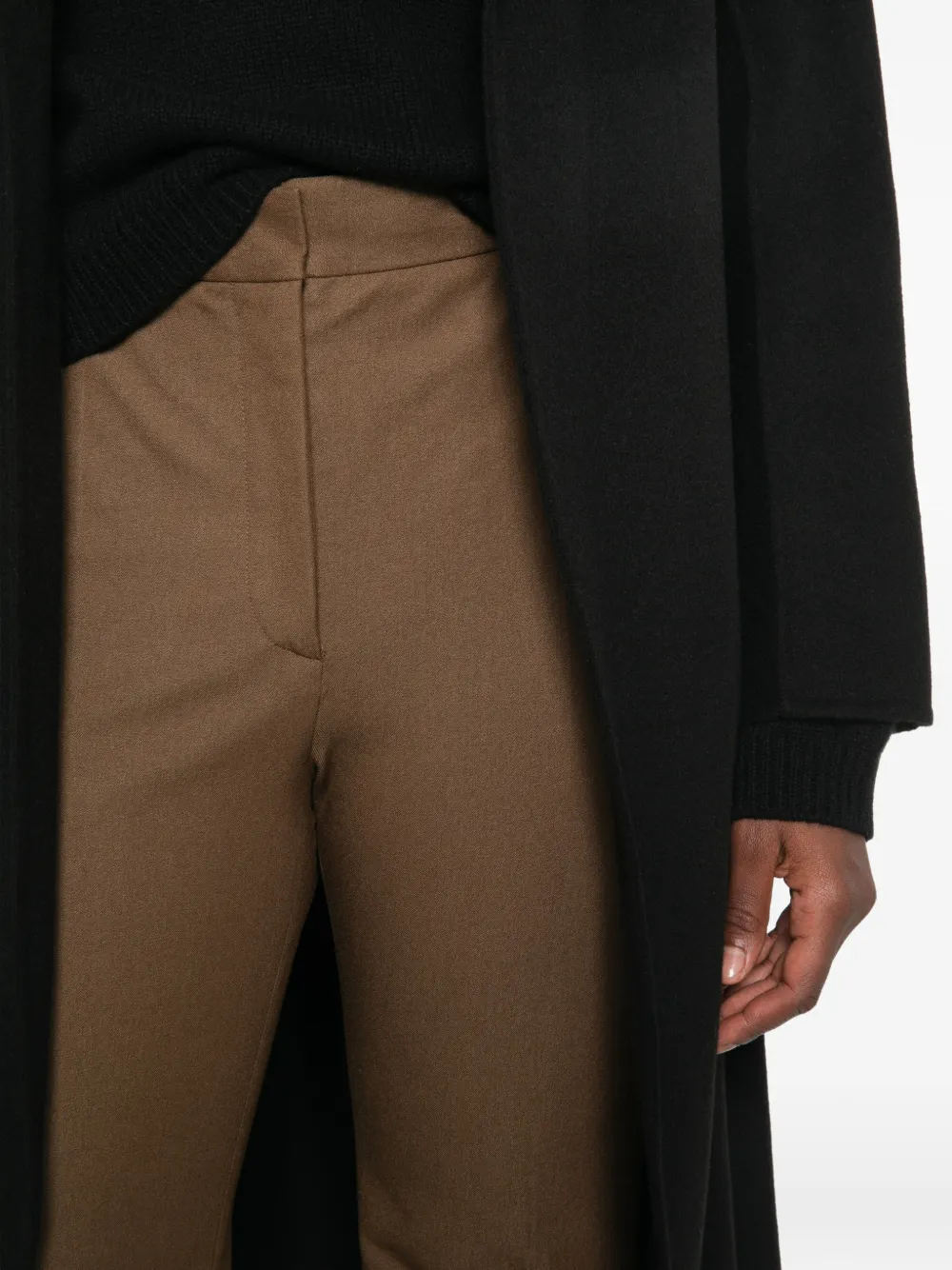 JOSEPH Tafira pantalon met persvouw Bruin