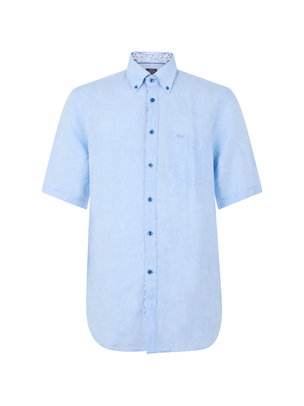 Paul & Shark linen short-sleeve shirt