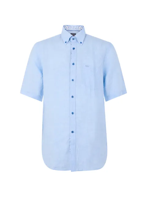 Paul & Shark linen short-sleeve shirt