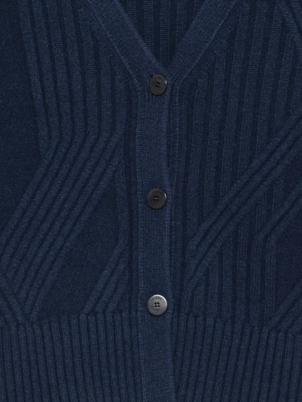JOSEPH Ribgebreid vest Blauw