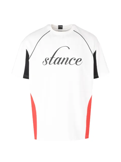Stance colour-block logo-print T-shirt