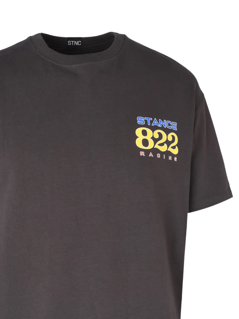 Stance Katoenen T-shirt met logoprint Grijs