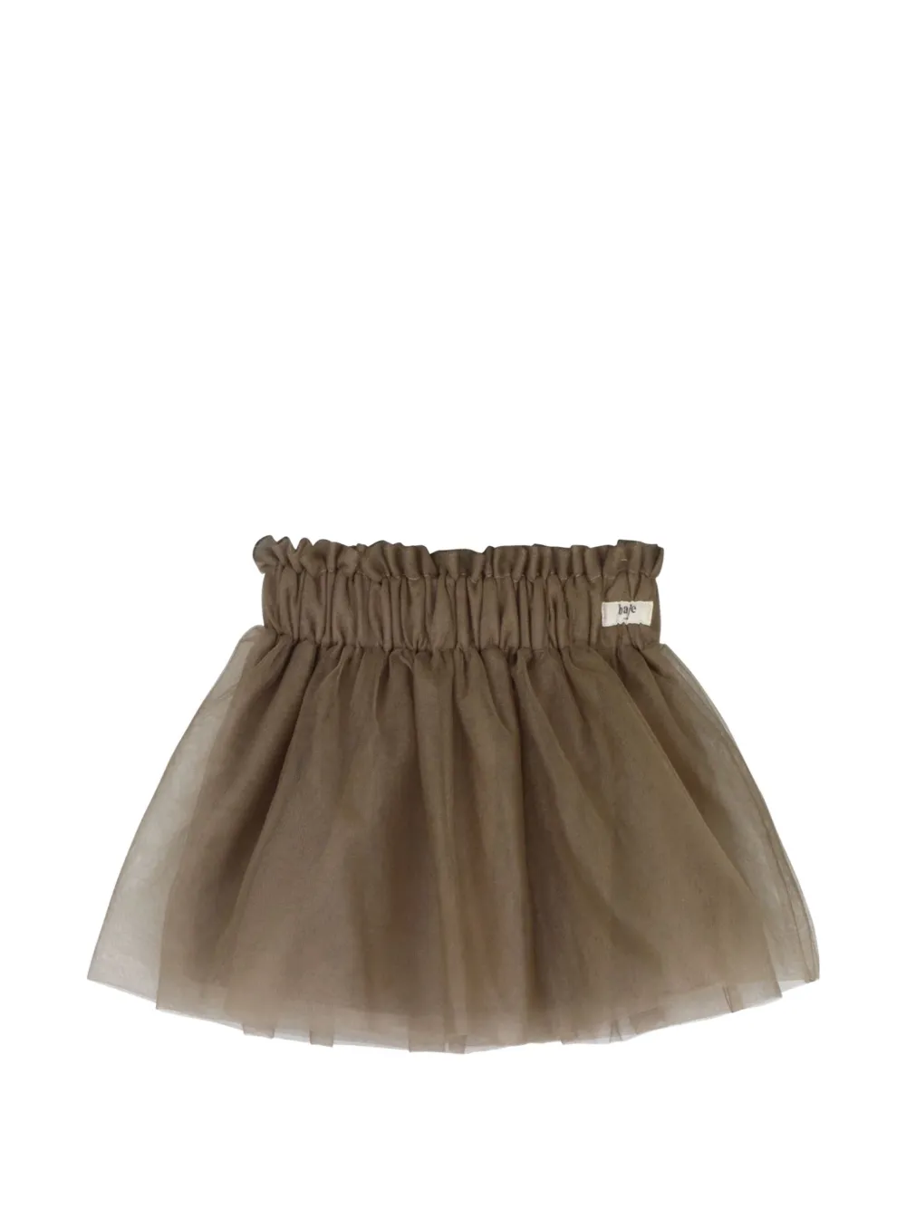 BAJE STUDIO jupe Sophia en tulle à volants - Marron BAJE STUDIO jupe Sophia en tulle à volants - Marron