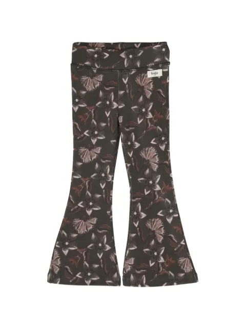 BAJE STUDIO Mare floral-print flared trousers
