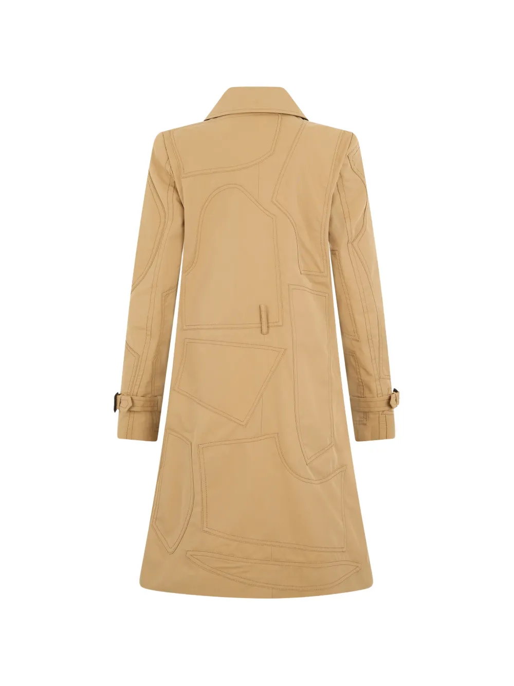 Moschino Trenchcoat met dubbele rij knopen Beige