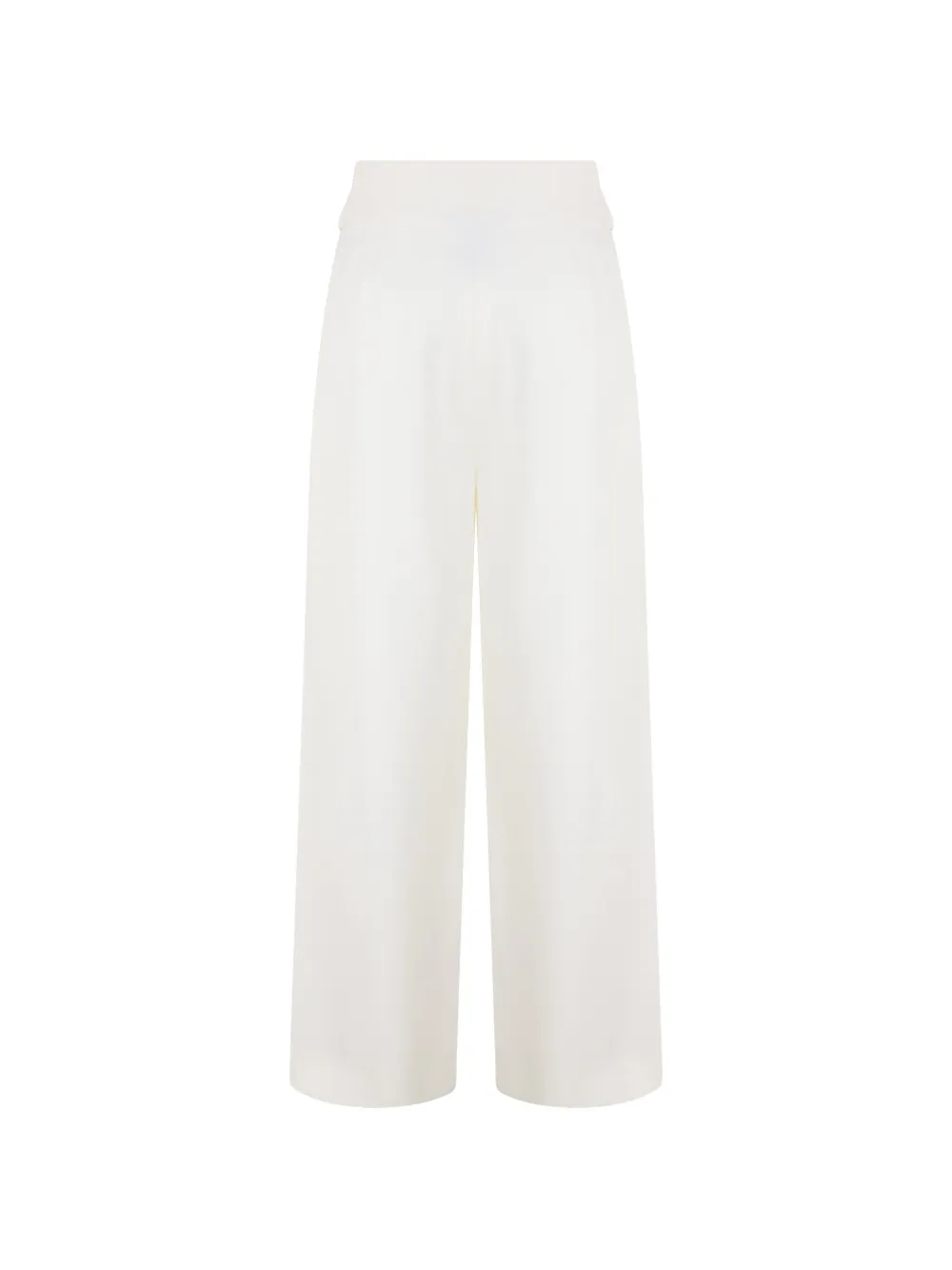 Moschino Pantalon met wijde pijpen en knoopdetail Beige