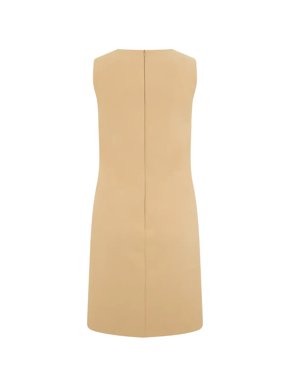 Moschino Mouwloze jurk met V-hals Beige
