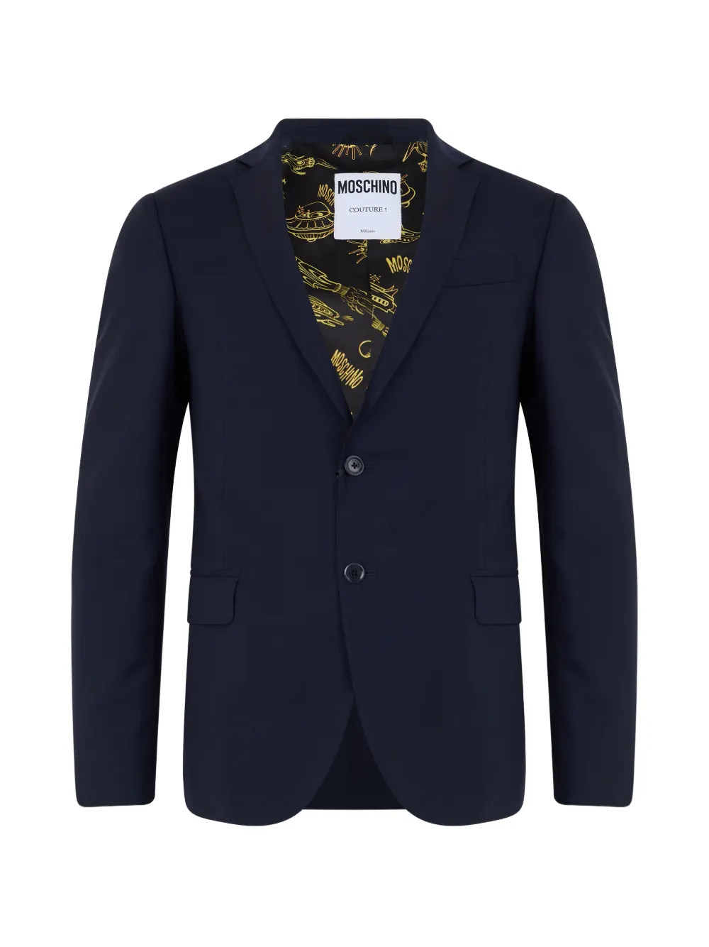 Moschino chest-pocket blazer