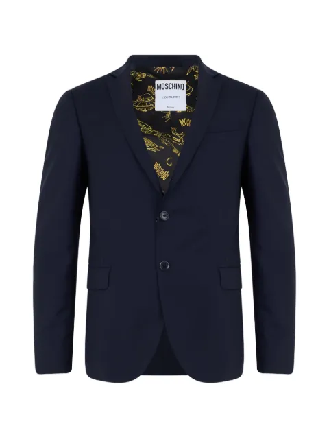 Moschino chest-pocket blazer