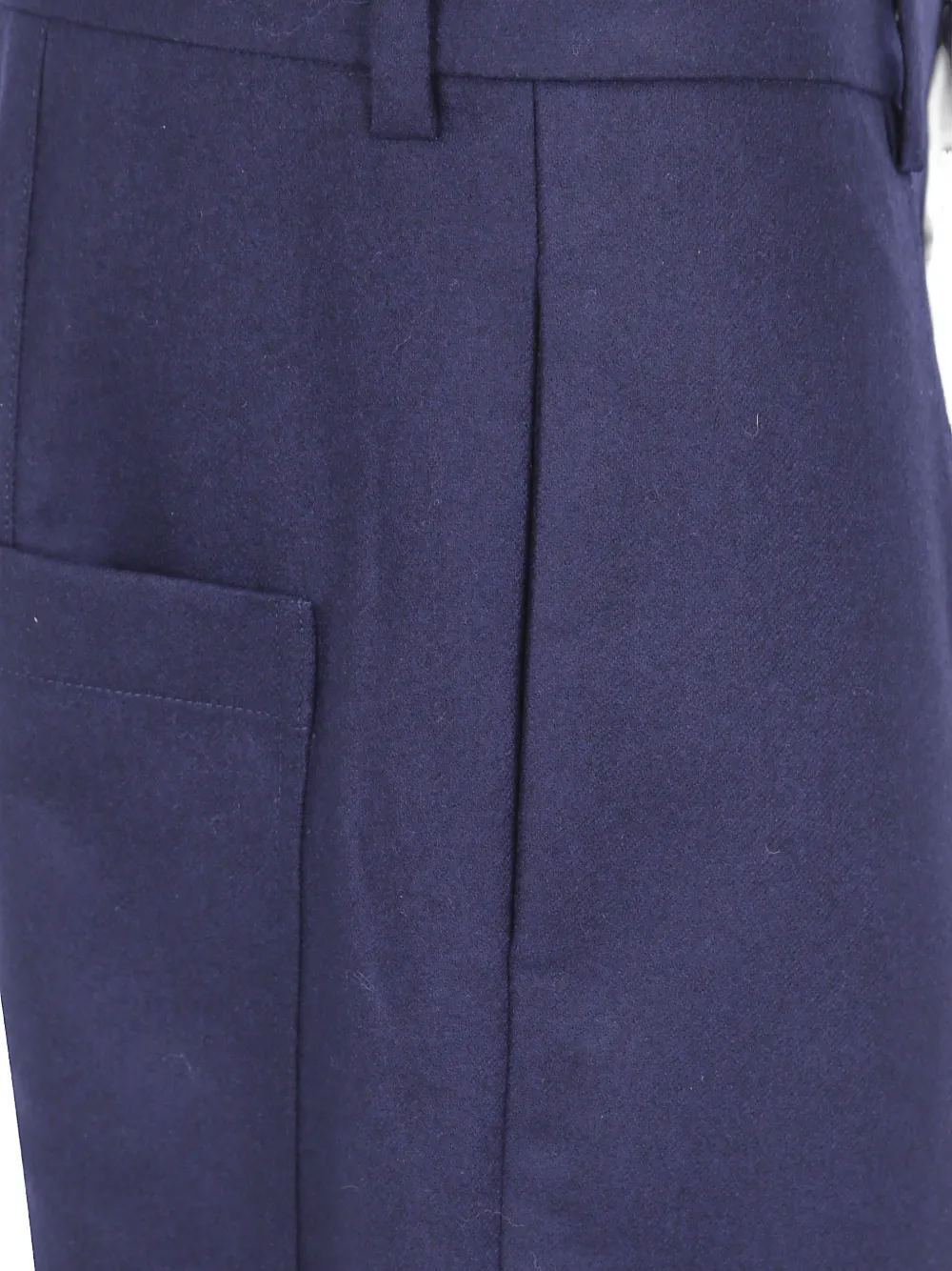 Sofie D'hoore Wollen shorts met persvouw Blauw
