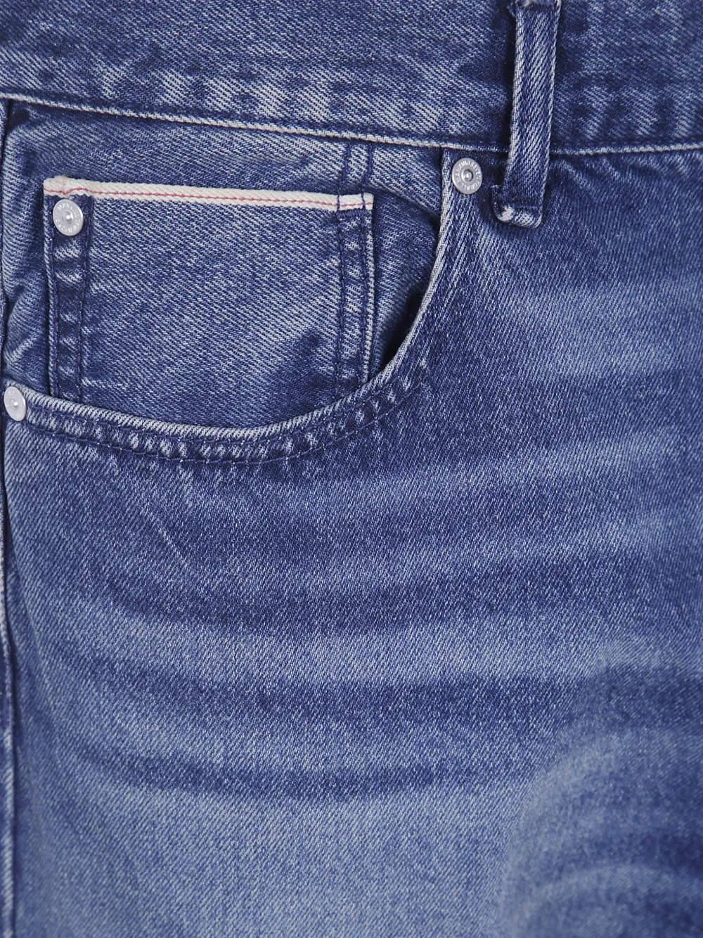 7 For All Mankind Straight jeans met vervaagd effect Blauw