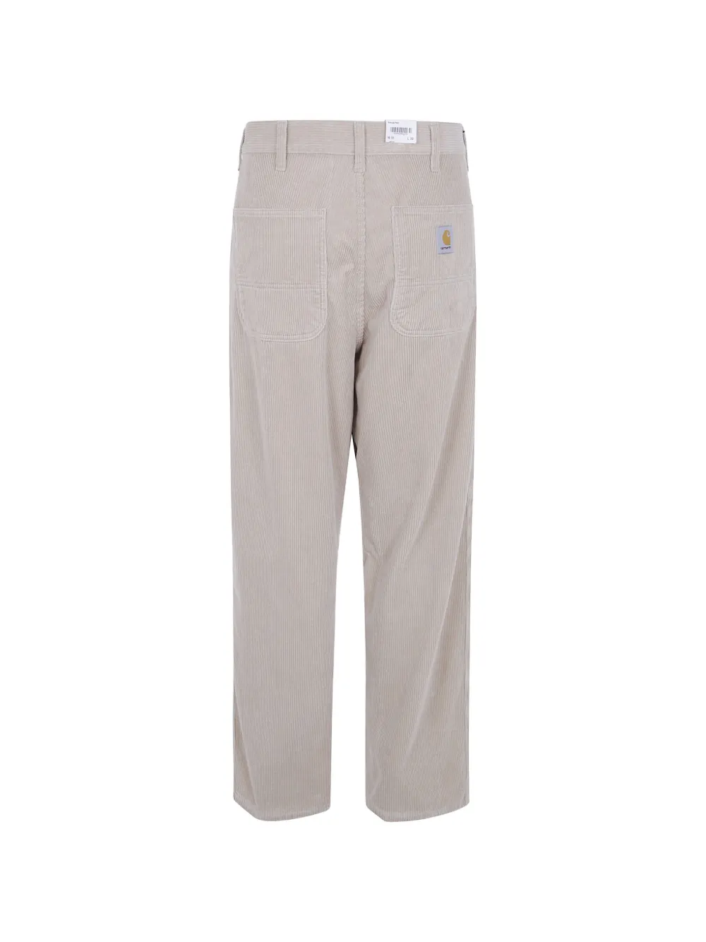 Carhartt WIP Ribfluwelen straight broek Beige