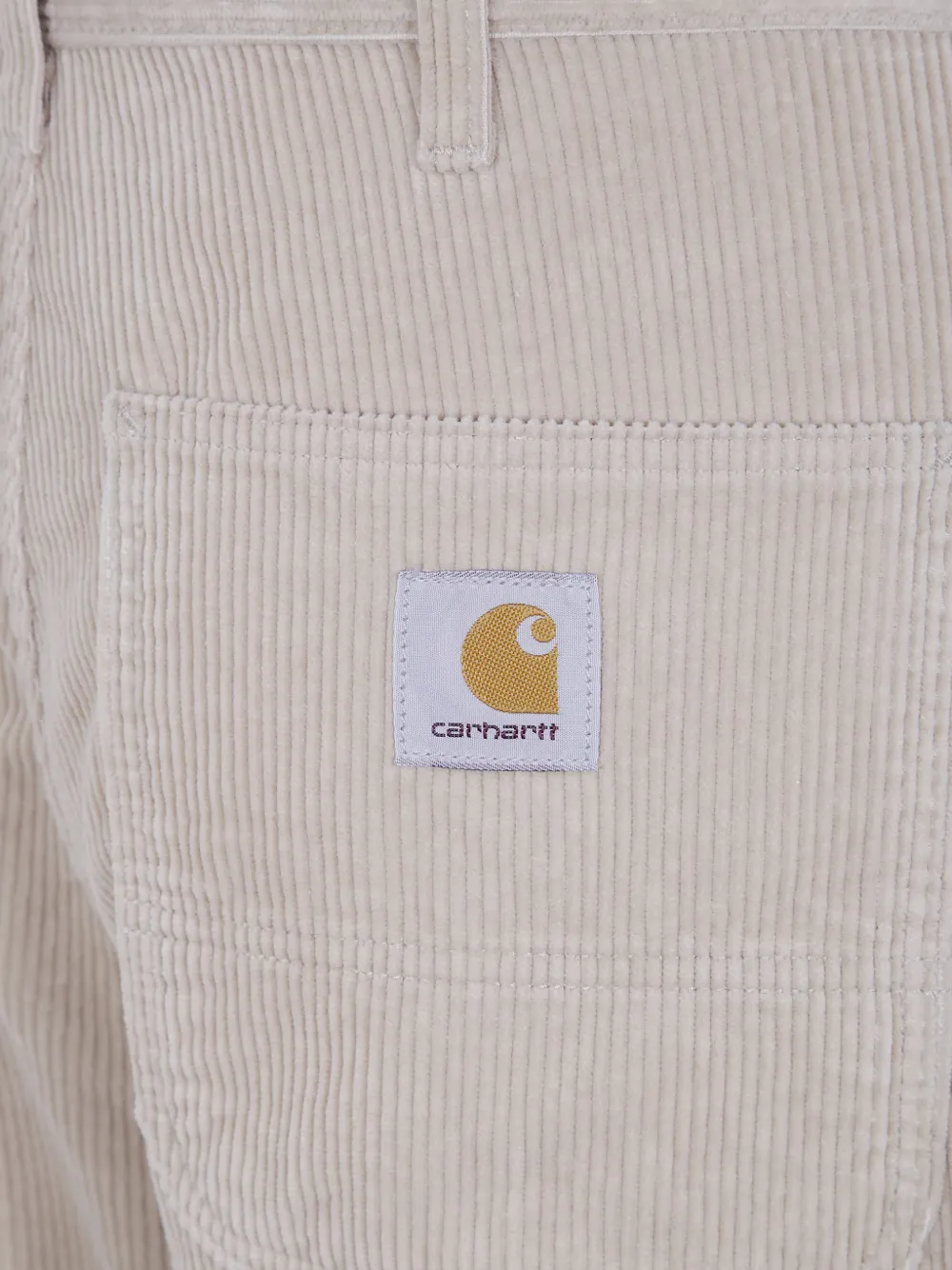 Carhartt WIP Ribfluwelen straight broek Beige