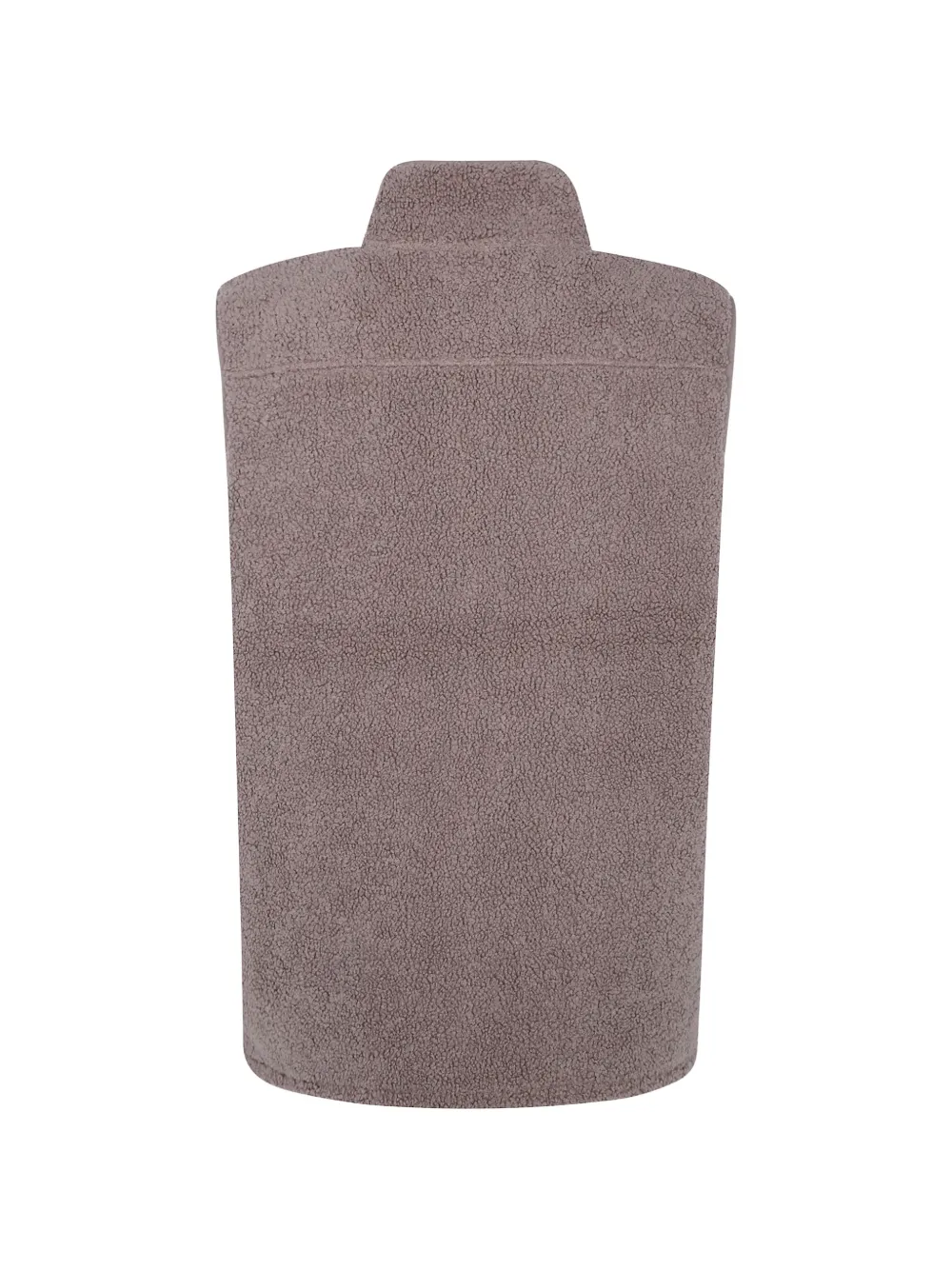 Les Deux Teddy bodywarmer met fleecetextuur Bruin