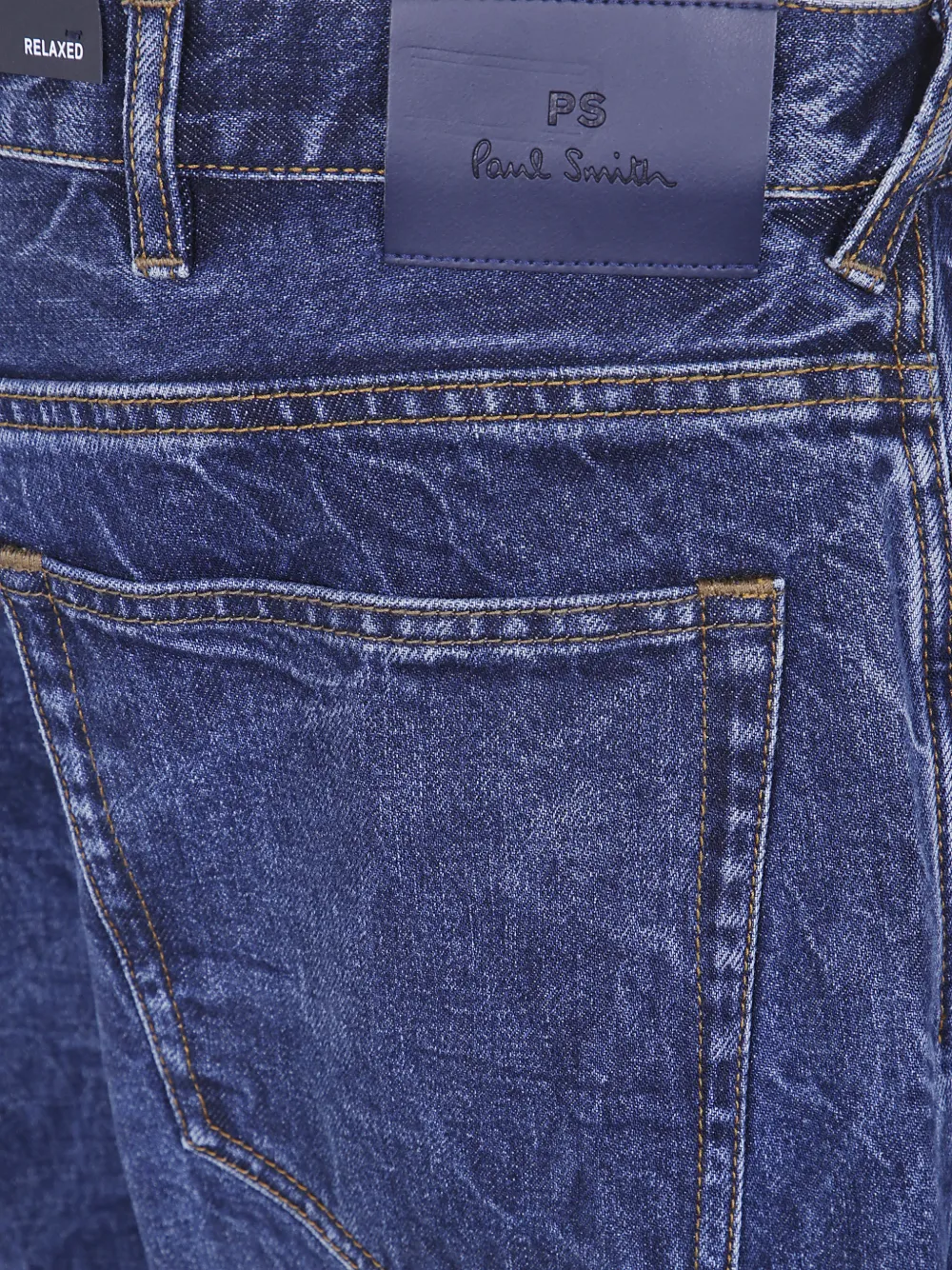 PS Paul Smith Jeans met wijde pijpen Blauw