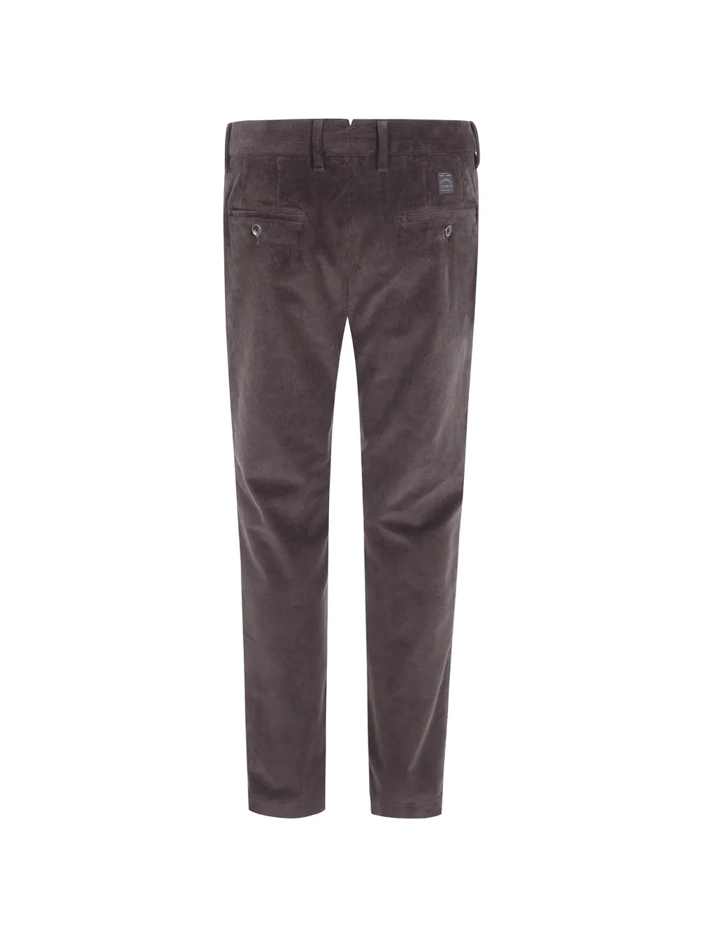 Incotex Ribfluwelen broek Bruin