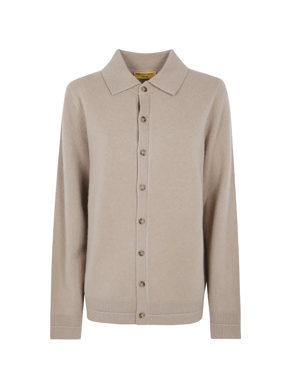 Guest In Residence Plaza cashmere button-down cardigan