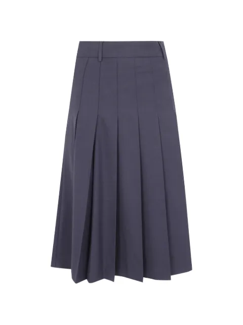 DUNST pleated midi skirt