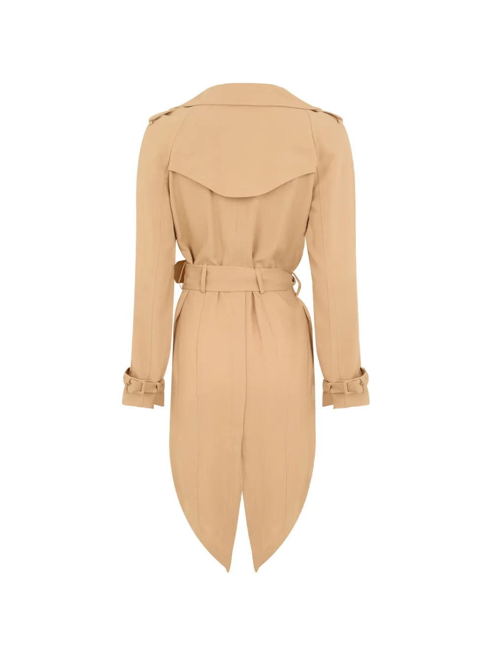 Moschino Jas met dubbele rij hartvormige knopen Beige