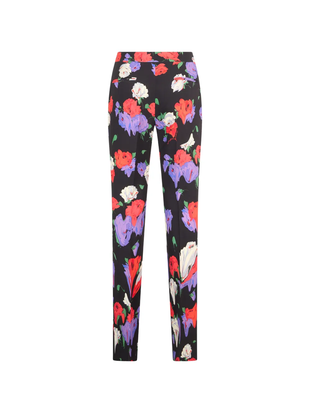Moschino Broek met bloemenprint Zwart