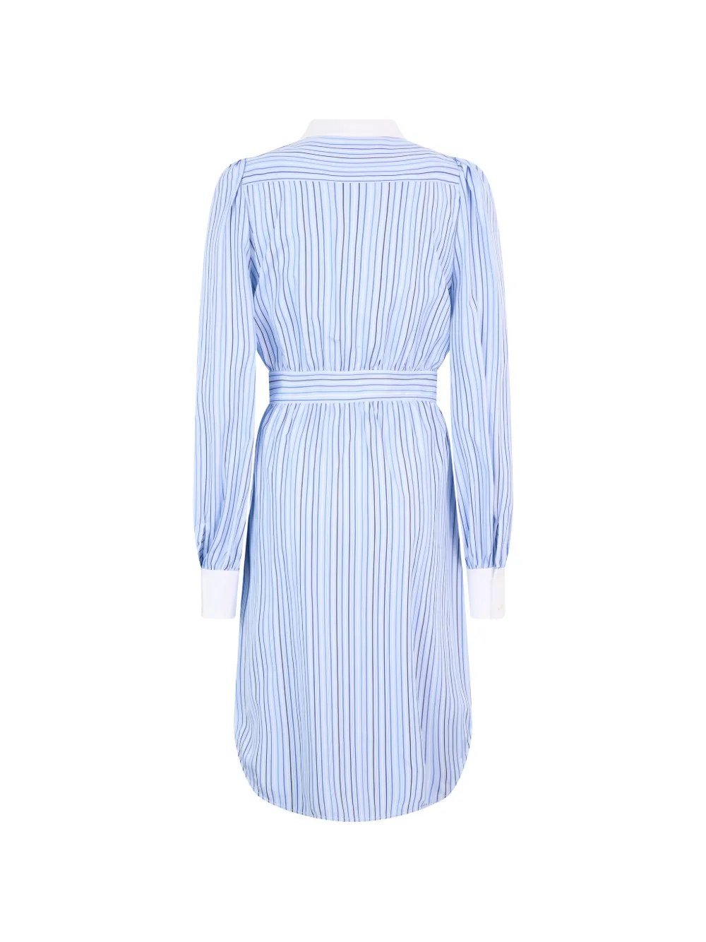 Moschino Gestreepte jurk met strikdetail Blauw