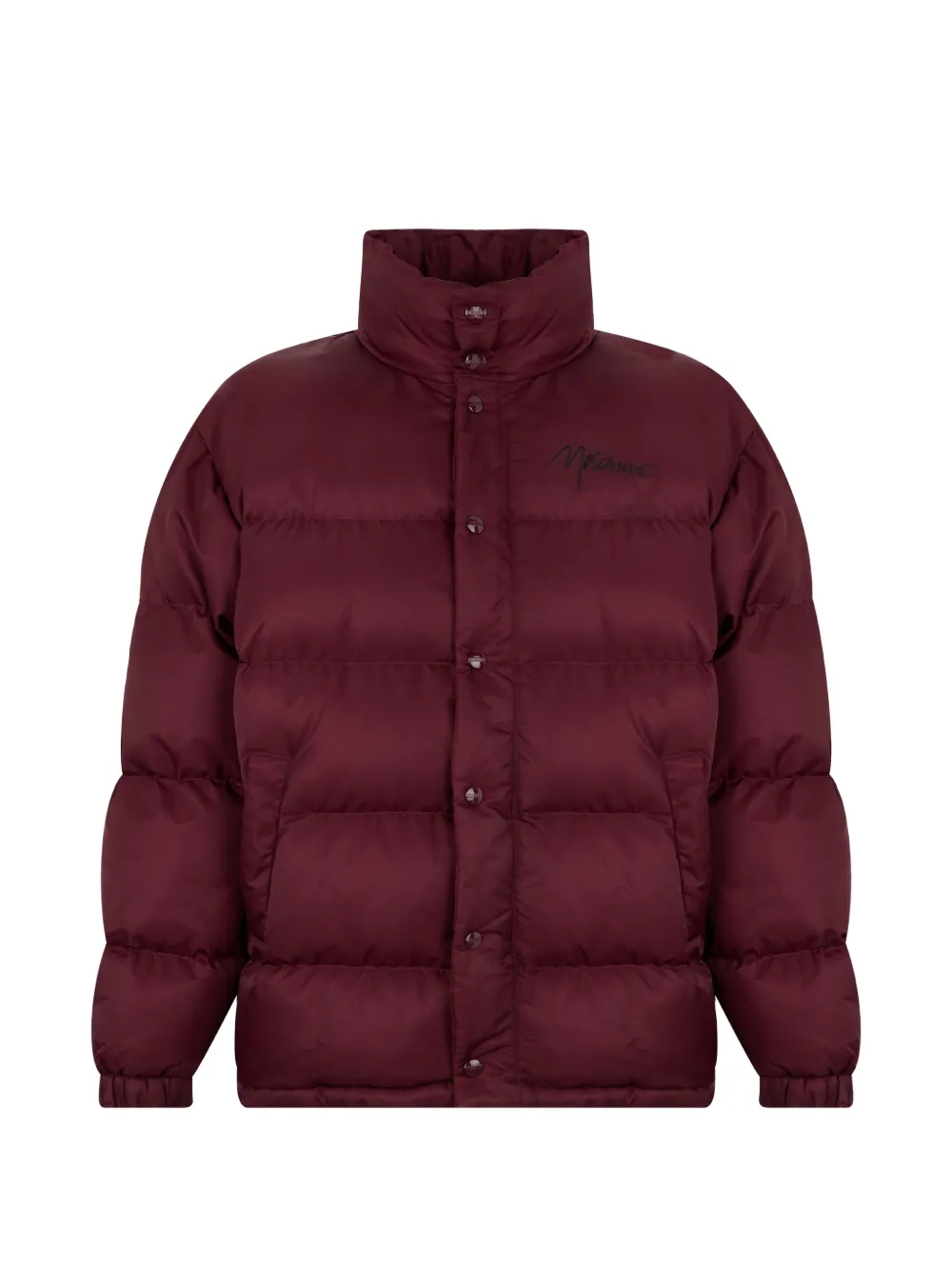Moschino logo-embroidered padded jacket · 50