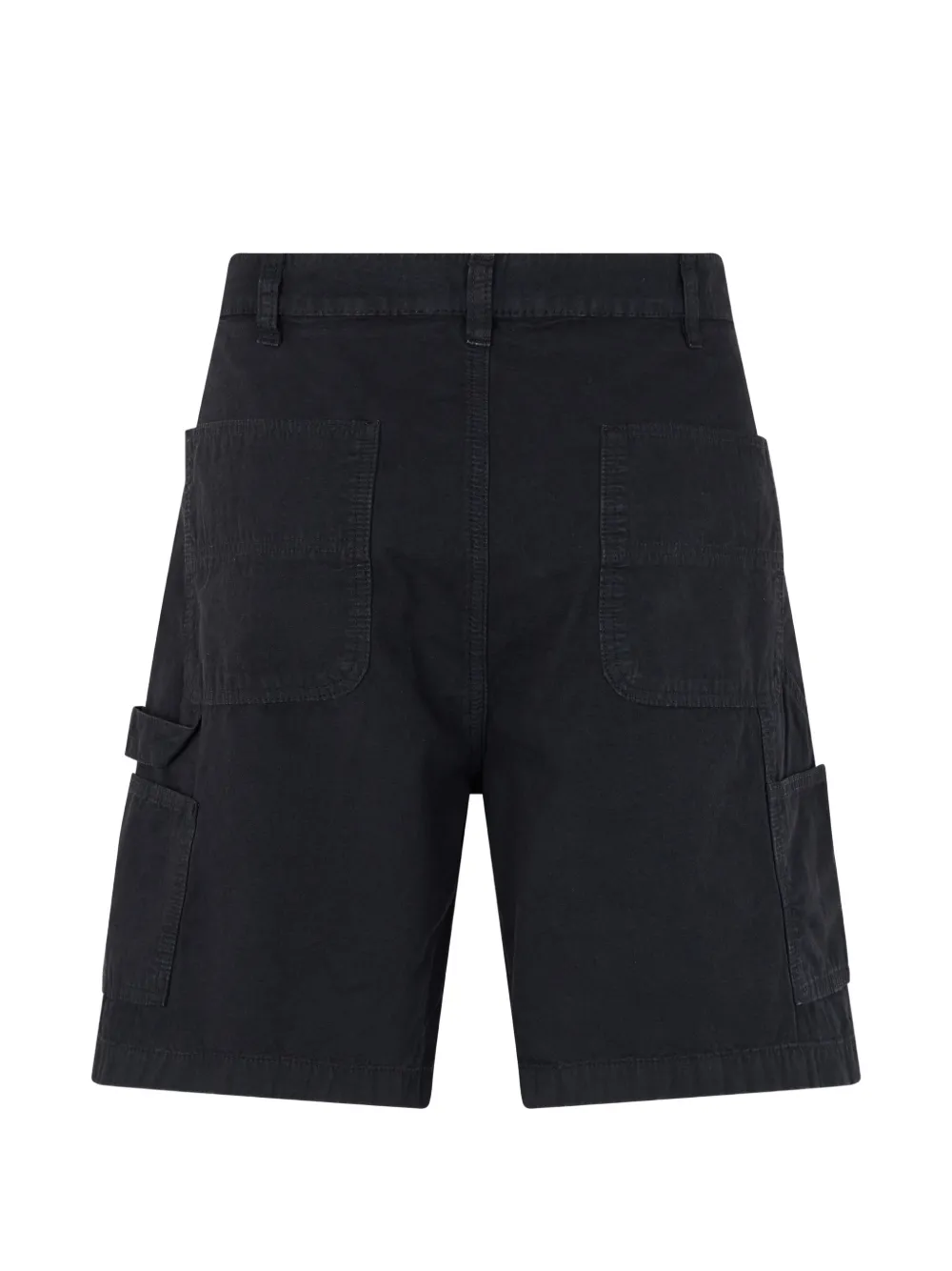 Moschino logo-embroidered cargo shorts Zwart
