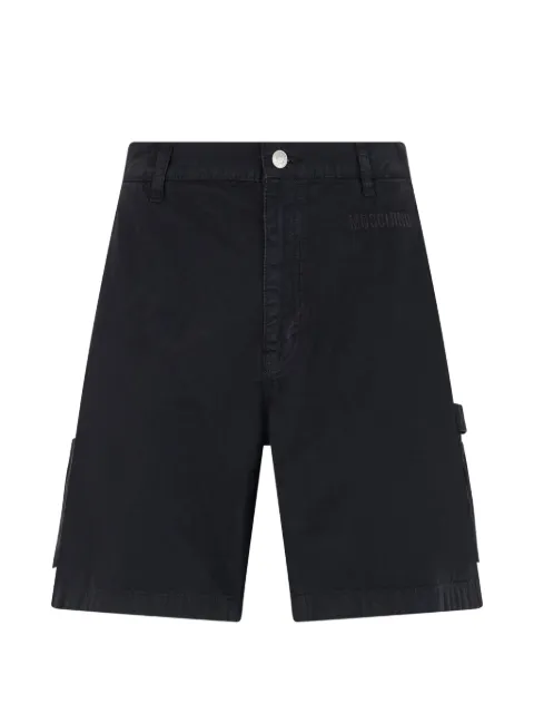 Moschino shorts cargo con logo bordado