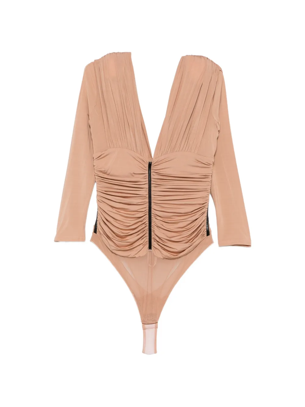 Elisabetta Franchi ruched long-sleeve blouse