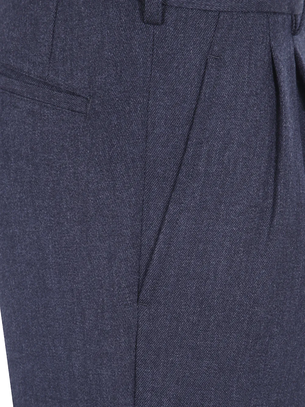 Comme Des Garçons Wollen pantalon Blauw