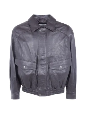 Carol Christian Poell Prosthetic Leather Jacket | Grey | FARFETCH CA