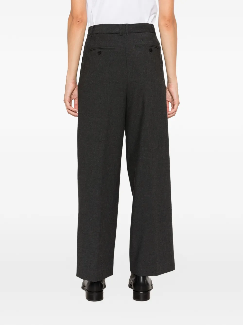 DUNST Geplooide broek Grijs