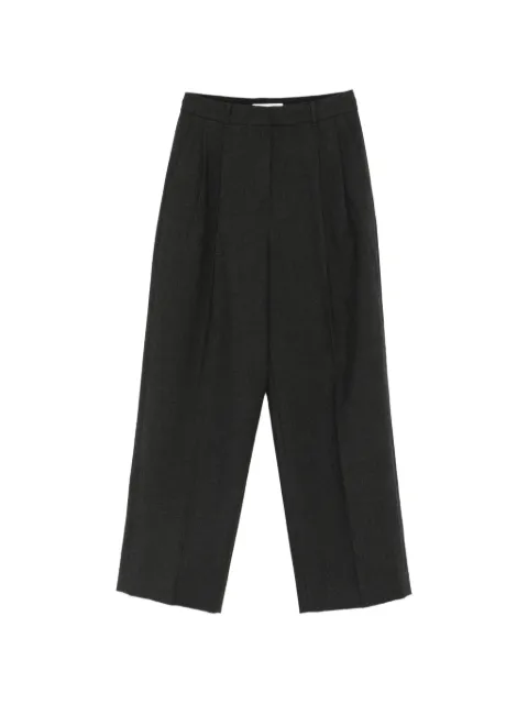DUNST double-pleated wide-leg trousers