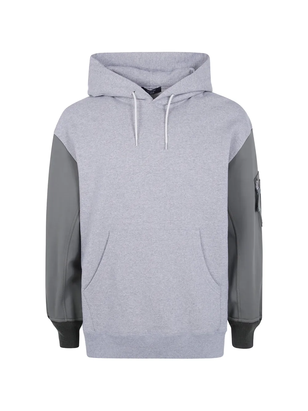 Comme des Garçons Homme panelled zip-pocket hoodie