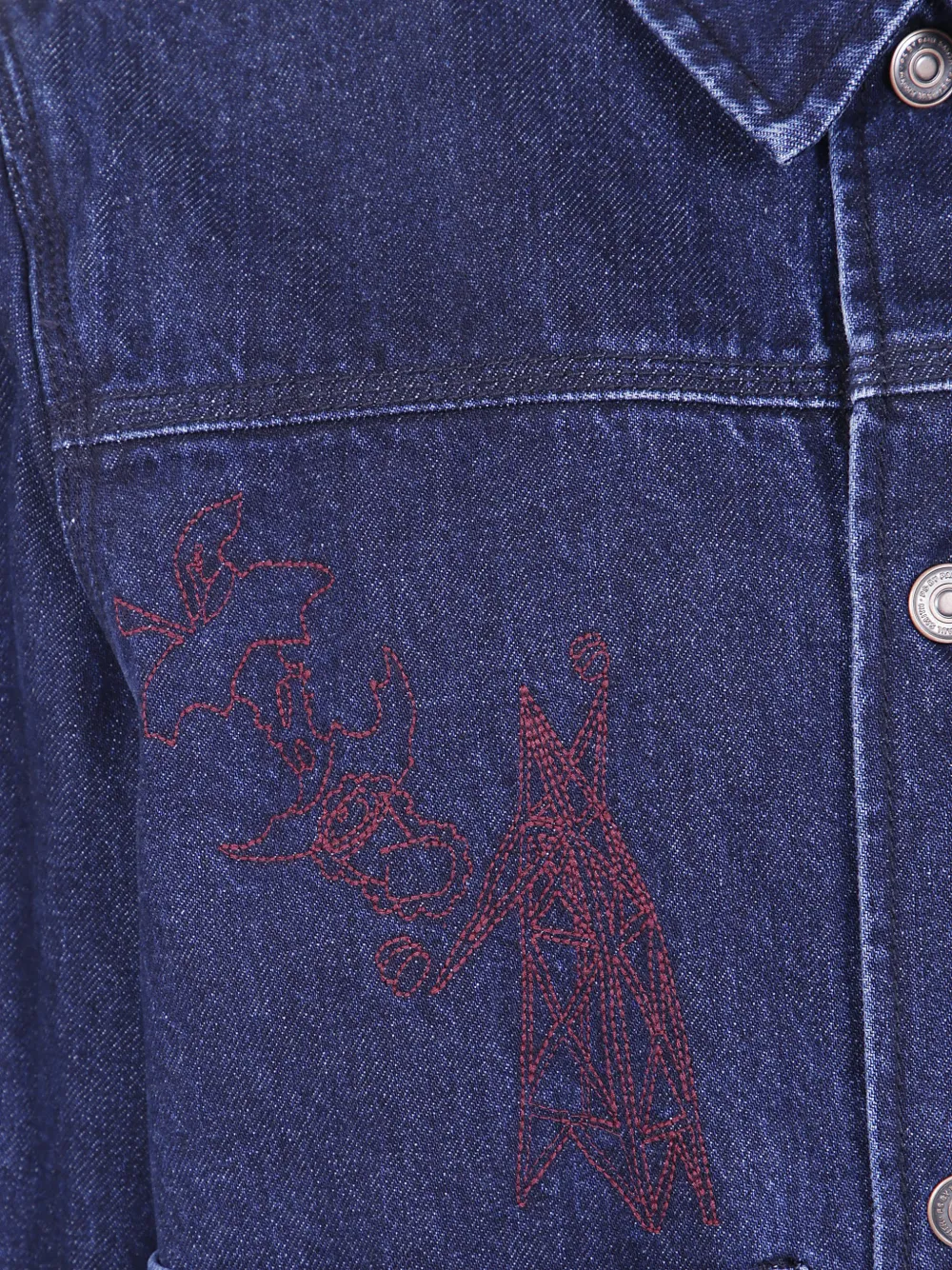 PS Paul Smith Denim jack Blauw