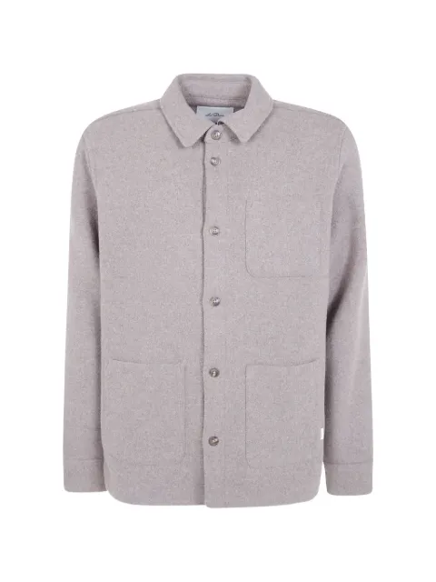 Les Deux wool button-up overshirt