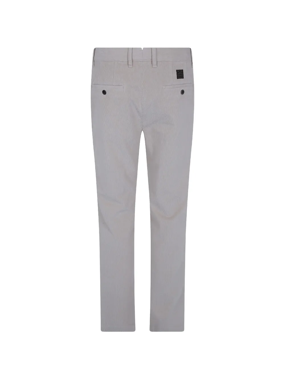 Incotex Ribfluwelen chino Wit
