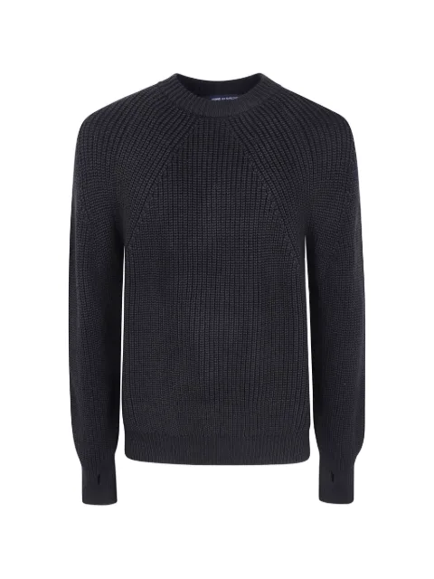 Comme des Garçons Homme ribbed-knit raglan-sleeve sweater