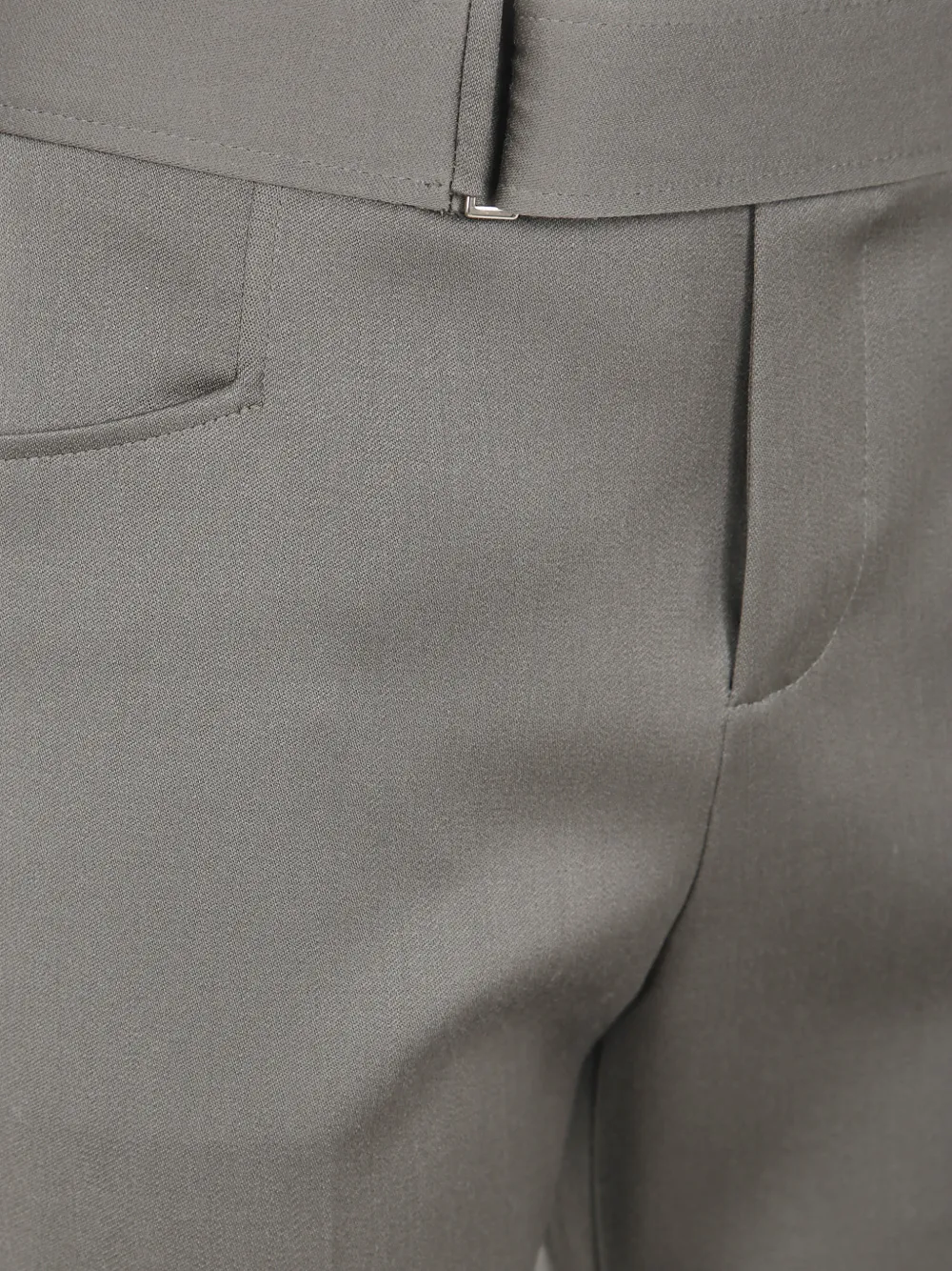 Balmain Pantalon met ceintuur Groen