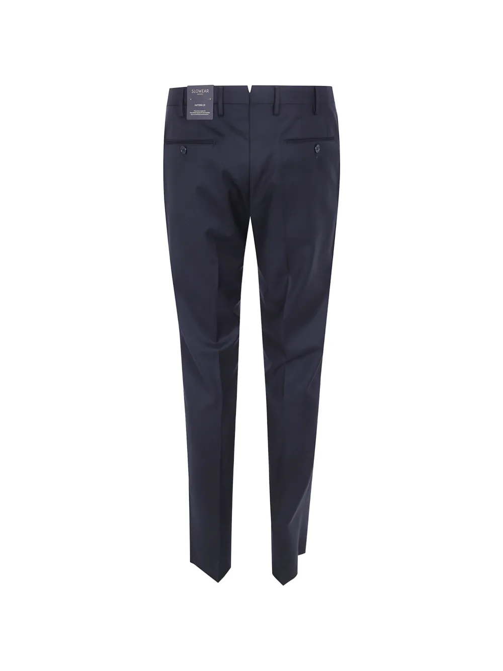Incotex Chino van scheerwol Blauw