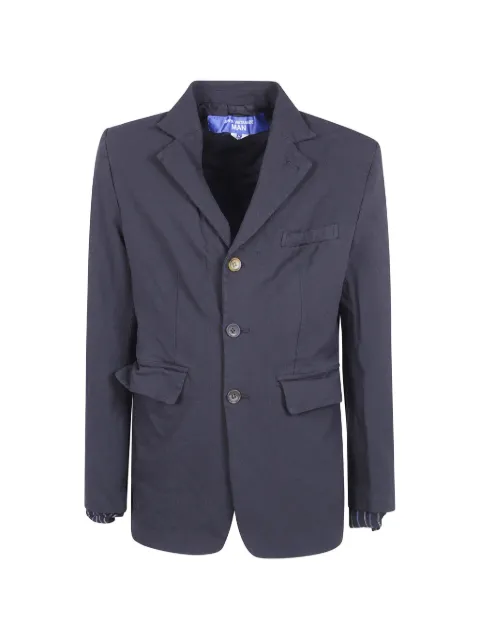 Junya Watanabe MAN herringbone-pattern single-breasted blazer