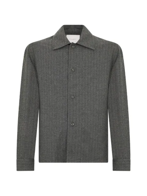 Paolo Pecora pinstriped loose-fit shirt jacket