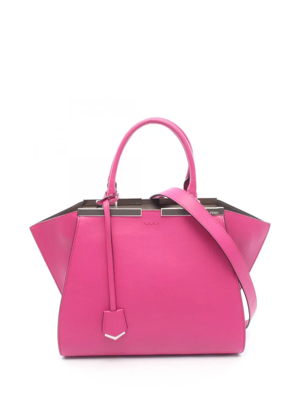 Fendi Pre-Owned 2010-2026 Medium Calfskin 3Jours satchel - Purple