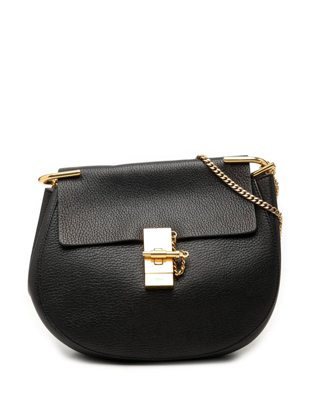 Chloé Pre-Owned 2016 kleine Drew Umhängetasche aus Leder - Schwarz
