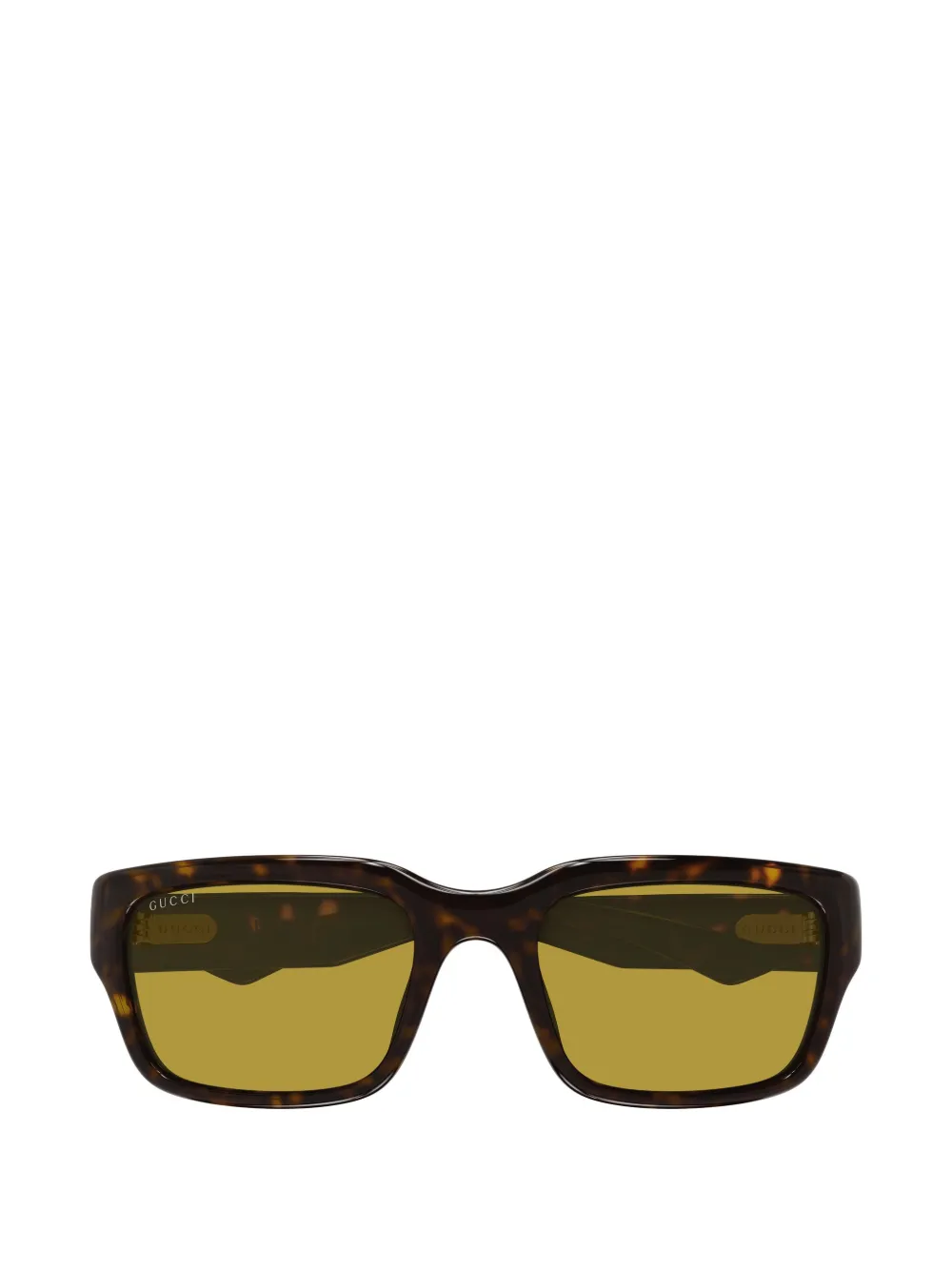 Gucci Eyewear rectangular-frame sunglasses - Marrone