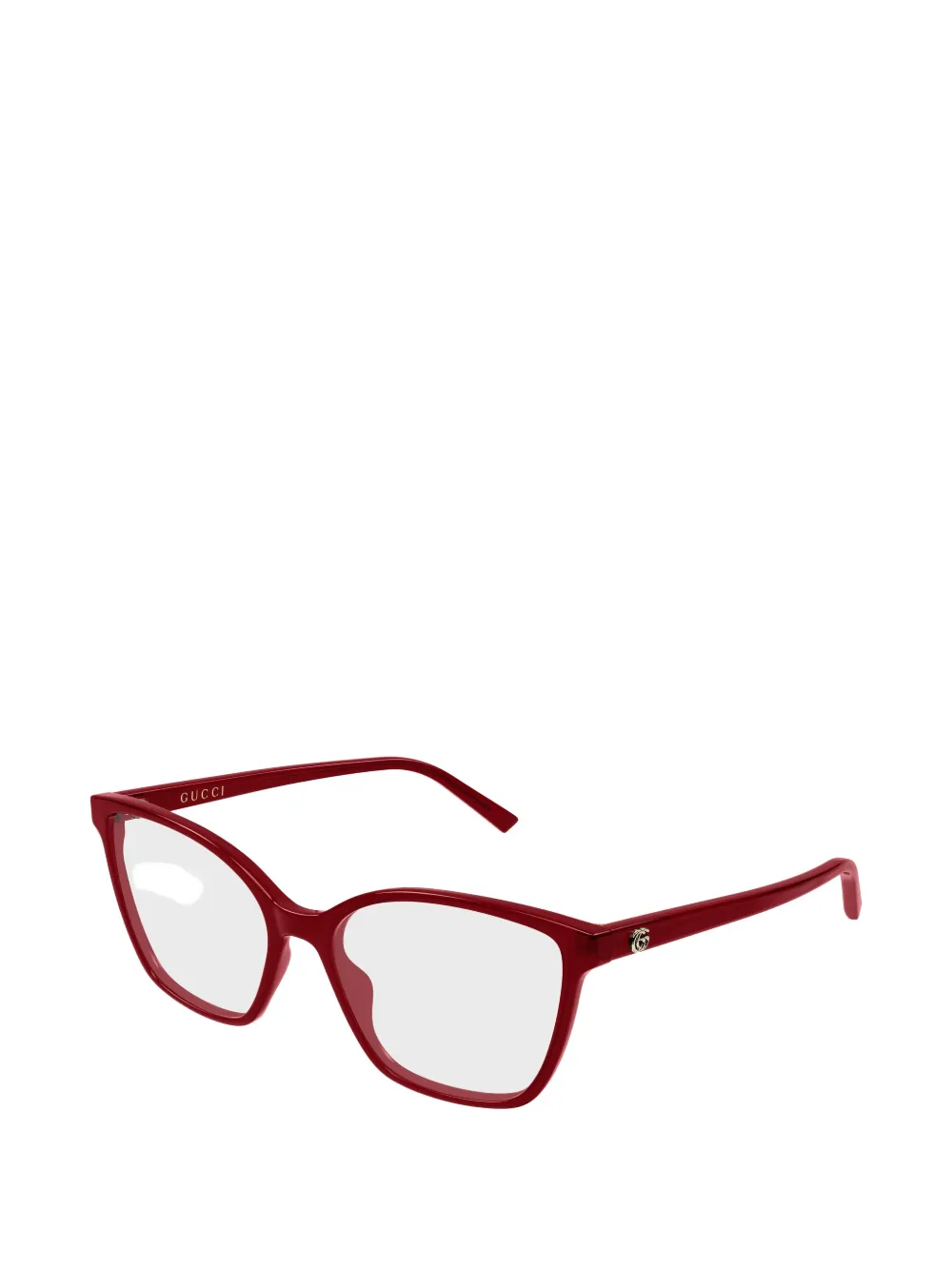 Gucci Eyewear Zonnebril met cat-eye montuur Rood