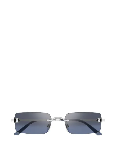 Cartier Eyewear C de Cartier rectangle-frame sunglasses