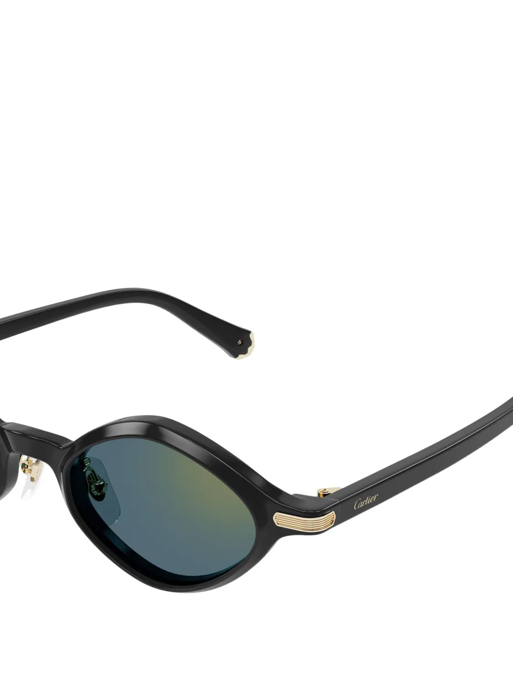 Cartier Eyewear ジオメトリックフレーム サングラス | ブラック