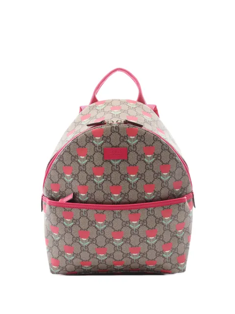 Gucci Pre-Owned mochila GG Supreme Kids Flower 2016-2026