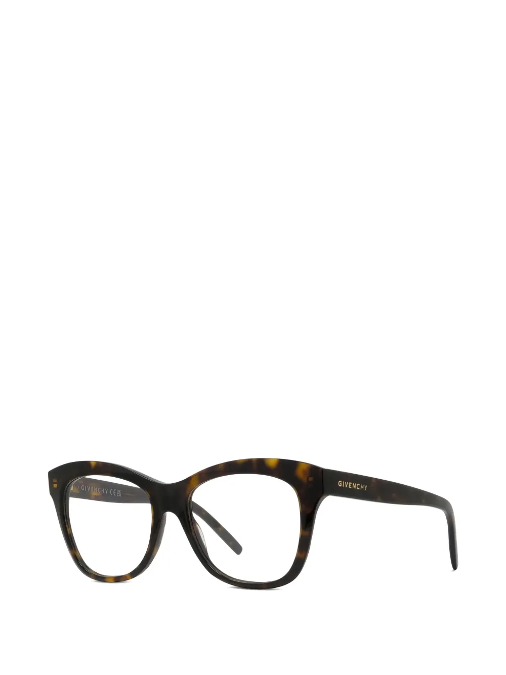 Givenchy Eyewear tortoiseshell-effect cat-eye glasses Bruin